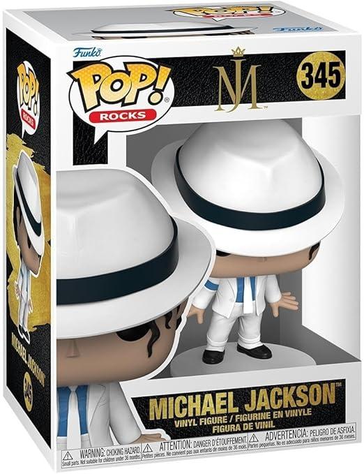 Funko Pop! Rocks: Michael Jackson - MJ - Figura in Vinile da Collezione,Eta 3+