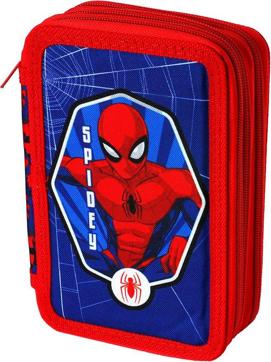 CUCUBA Astuccio Scuola 3 Scomparti Spidey Spiderman (Kid) Spider-man (Kid) 42 pz