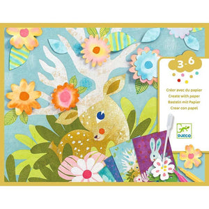Kit creativo,Crea con la carta,Djeco,Eta 3-6 anni