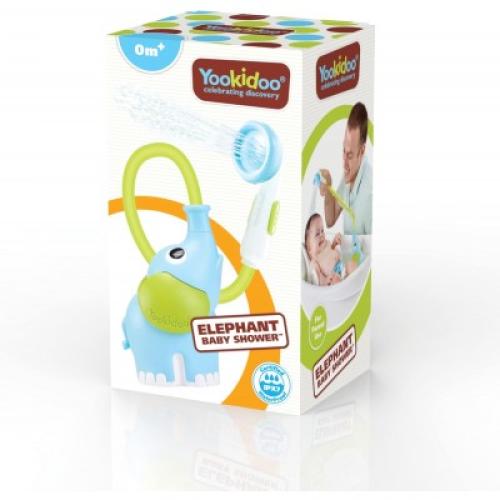 Elephant Baby Shower ,Blue,Yookidoo,Eta 0+