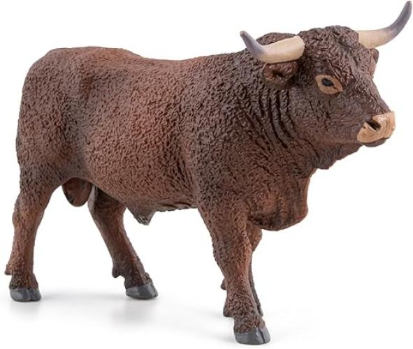 Papo - Dipinto a mano - Figura di animale - Toro Salers - 51186 - Fattoria - Da collezione ,Eta 3+