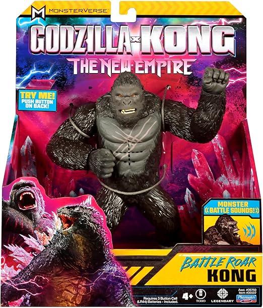 Godzilla X Kong: The New Empire Kong Battle Roar Personaggio d`azione 17 cm,Playmates,Età 4+