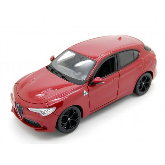 Alfa Romeo Stelvio,Modellino veicolo 1:24,Licenza ufficiale,Bburago,Eta 3+
