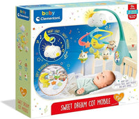 Sweet And Dream COT Mobile, Giostrina Elettronica Lettino Neonati, con Luci, Suoni e Melodie Rilassanti, Accompagna i Ba