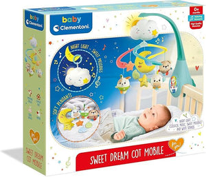 Sweet And Dream COT Mobile, Giostrina Elettronica Lettino Neonati, con Luci, Suoni e Melodie Rilassanti, Accompagna i Ba