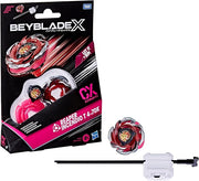 Beyblade X, Starter Pack, Reaper Incendio T 4-70K CX, trottola e Lanciatore,Hasbro,Eta 8+