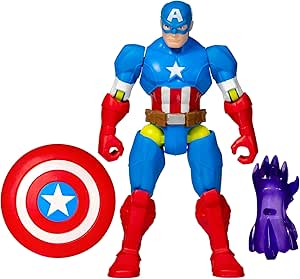 Marvel  MixMashers, Captain America, action figure ,Hasbro,Eta 4+