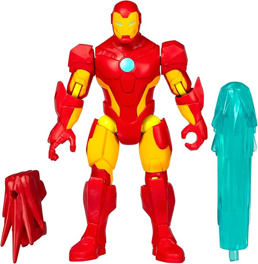 Marvel  MixMashers, Iron Man, action figure e accessori degli Avengers personalizzabili da combinare e abbinare,Hasbro,E