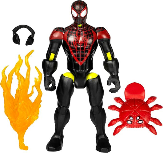 Marvel MixMashers, Miles Morales, action figure e accessori mischiare e abbinare,Hasbro,Eta 4+