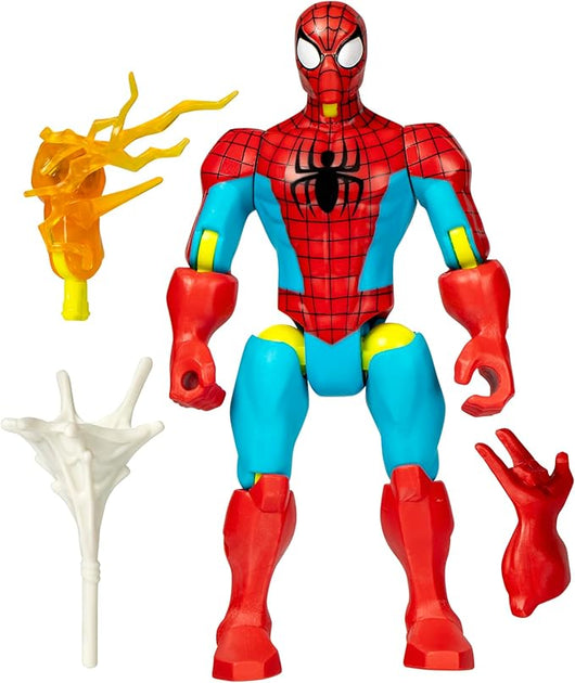 Marvel MixMashers, Spider Man action figure e accessori da mischiare e abbinare,Hasbro,Eta 4+