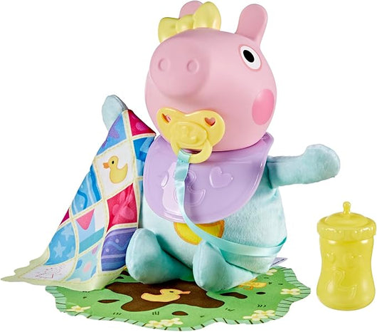 Peppa Pig, Evie Coccole e grugniti, Bambola interattiva,Hasbro,Eta 3+
