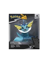 Pokemon Select,Vaporeon Figura in vinile 12 cm,Jazwares,Eta4+