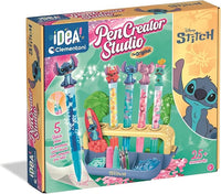 Laboratorio delle Penne Disney Stitch, Kit Creativo , con 25+ Accessori e 5 Penne Personalizzabili con Personaggi, Ling