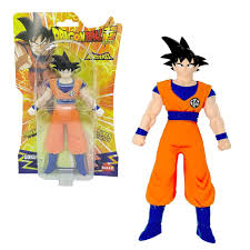 Monsterflex Goku Dragon Ball, bambola super estensibile ed elastico, 25 cm,Diramix,Eta 4+