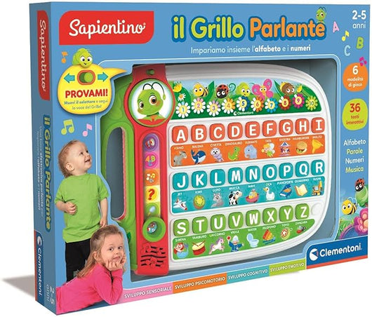 Sapientino - Il Grillo Parlante, Gioco Educativo Bambini 2-5 Anni, 36 Tasti Interattivi, 6 Modalita di Gioco, Impara Alf