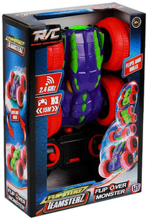 Macchina Radiocomandata Per Bambini Veicolo R/C ,Flipsterz Teamsterz,Flip Over moonster,Flips and rolls,HTI,Eta 4+