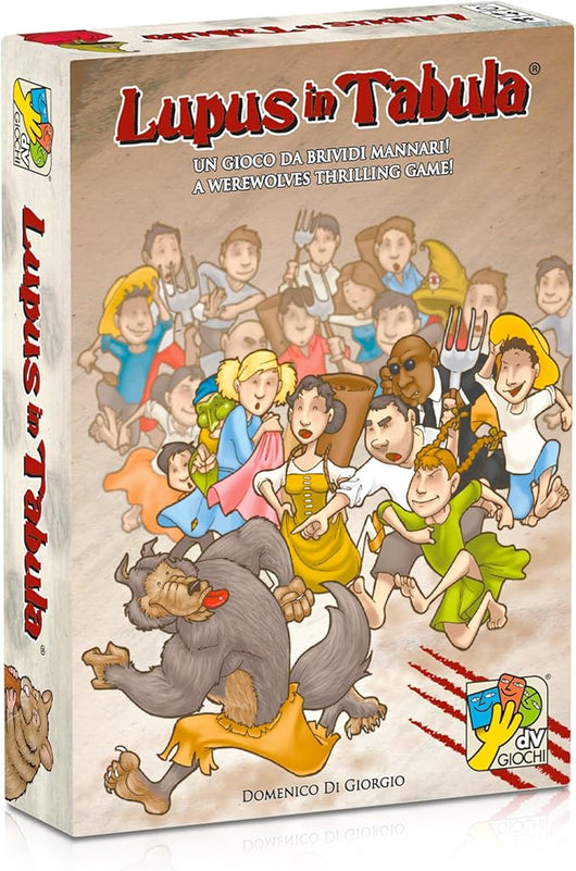 Lupus in Tabula, Colore Rosso,  8 a 24 giocatori,dV Giochi,Eta 8-99 anni