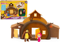 Masha E Orso - Casa Di Orso Playset Ricca Di Accessori E Con I Personaggi Articolati Di Masha E Orso Inclusi,Giochi Prez