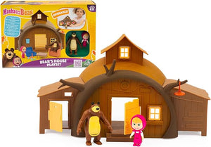 Masha E Orso - Casa Di Orso Playset Ricca Di Accessori E Con I Personaggi Articolati Di Masha E Orso Inclusi,Giochi Prez