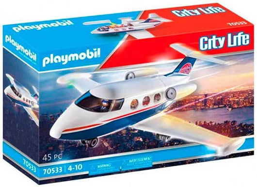 PLAYMOBIL City Life Jet privato,Eta 4-10 anni