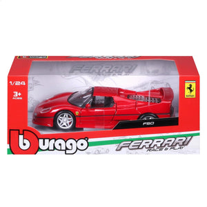 Ferrari F50 R&P - Modellino Realistico Auto in Scala 1:24, Licenza Ufficiale Ferrari,Bburago,Eta 3+