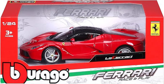 Ferrari La Ferrari R&P - Modellino Realistico Auto in Scala 1:24, Licenza Ufficiale Ferrari,Bburago,Eta 3+