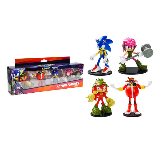Sonic Prime Set 4 personaggi Pack 1,WildBrain,Eta 3+