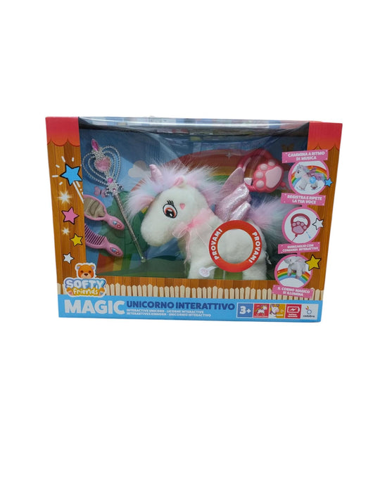 Unicorno Interattivo Magic, Cammina e ripete la tua voce,Cadabra,Eta 3+