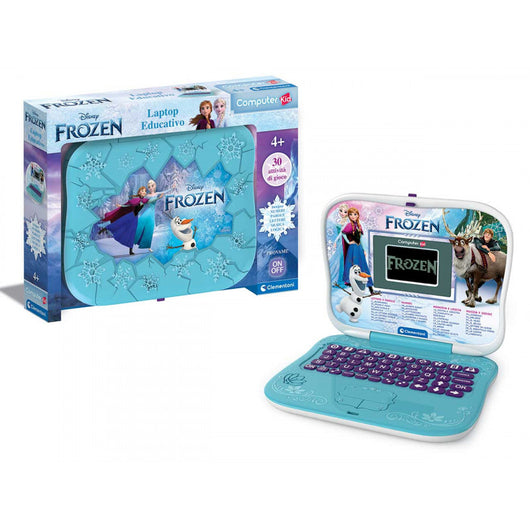 Computer Kid Frozen Laptop Educativo Bambini 4+Anni, Giochi e attivita Didattiche per Imparare Lettere, Numeri, Logica e