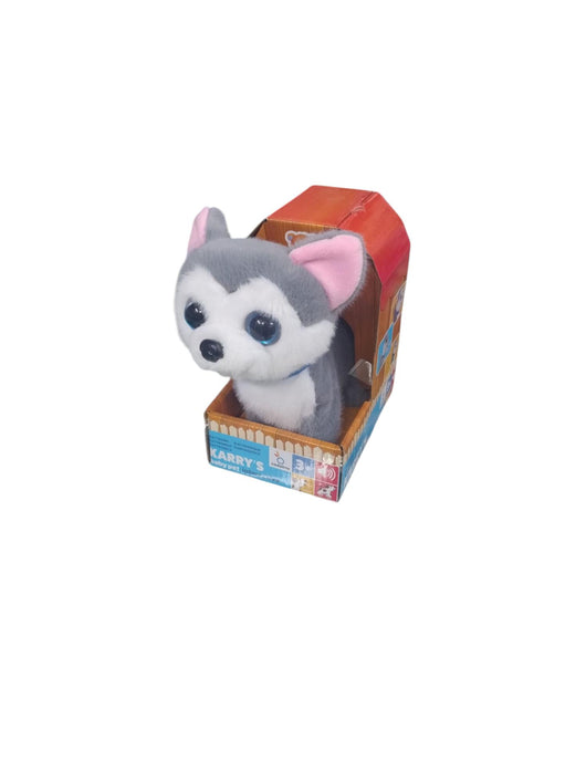 Cucciolo interattivo con suoni e movimenti ,Cane Grigio,Cadabra,Eta 3+