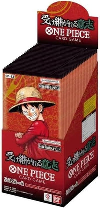 One Piece OP13 Carrying On His Will Gioco di Carte, Display Box da Collezione Giapponese,Bandai