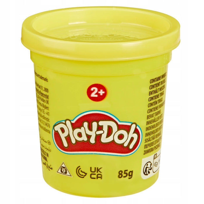 Play-Doh Vasetto singolo,Colore Giallo,Hasbro,Eta 2+