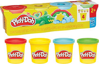 Play-Doh, Confezione da 4 Colori Classici da 84 g ,Hasbro,Eta 2+