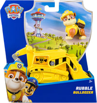 Paw Patrol, Bulldozer di Rubble, Veicolo e Personaggio Rubble, ,Spin Master,Eta 3+