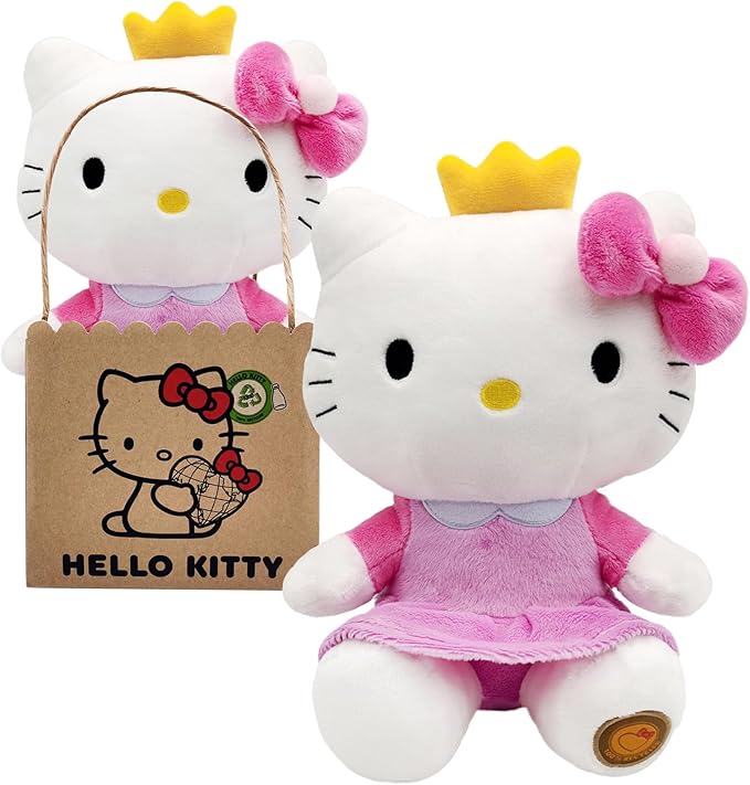 Peluche Hello Kitty and Friends Hello Kitty Principessa 30 cm,Joy Toy Eta 0+