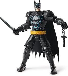 DC Comics, Batman Ninja 15 cm Batman Action Figure Battle Moves, con accessori,Spin Master,Eta 3+