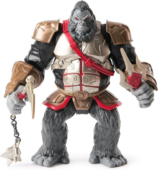 DC Comics, Batman Ninja 15 cm Gorilla Grodd Action Figure Battle Moves, con accessori,Spin Master,Eta 3+