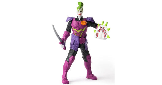 DC Comics, Batman Ninja 15 cm The Joker Action Figure Battle Moves, con accessori,SPin MAster,Eta 3+