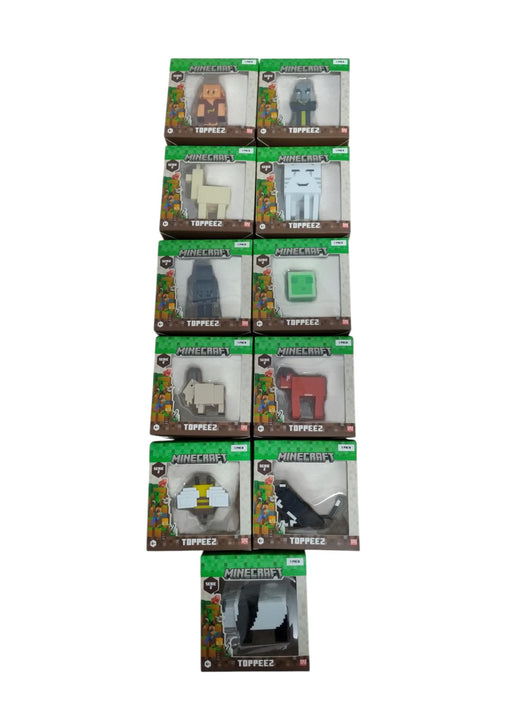 Mincecraft Toppeez Pack personaggio singolo Serie 2, 1 pezzo modello casuale,Eta 6+