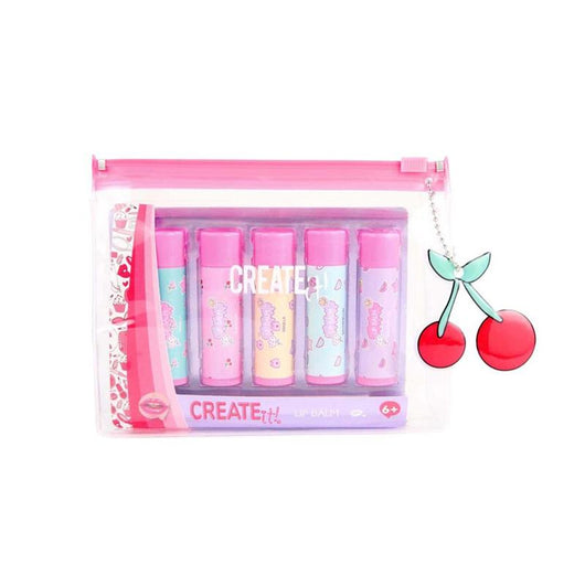 Pack 5 balsamo labbra con bustina,Create It,Eta 6+