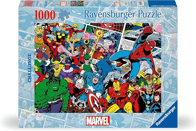 Puzzle 1000 Pezzi Marvel Challenge, Ravensburger
