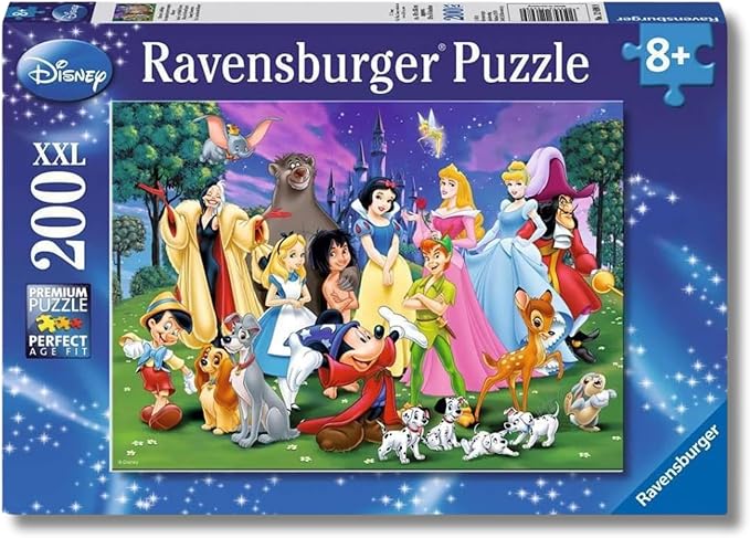 Puzzle I miei preferiti Disney,200 pezzi XXL,Ravensburger,Eta 8+