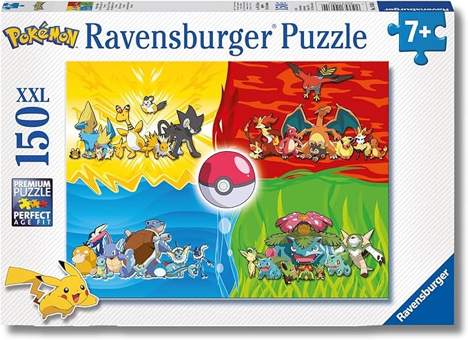 Puzzle Pokemon 150 Pezzi XXL,Ravensburger,Eta 7+