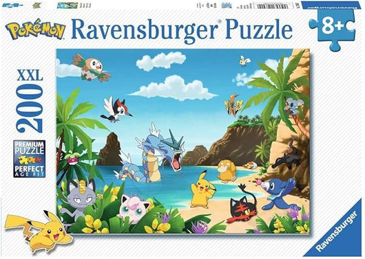 Puzzle Pokemon, 200 pezzi XXL,Ravensburger,Eta 8+