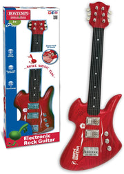 ElectroGroove - Chitarra Rock Elettronica per Vibrazioni Potenti e Ritmi Innovativi, Rosso,Bontempi,Eta 3+