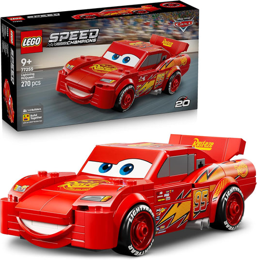 LEGO Speed Champions Saetta McQueen - Macchina da Corsa Giocattolo - Kit di Modellismo da Collezione, Eta 9+