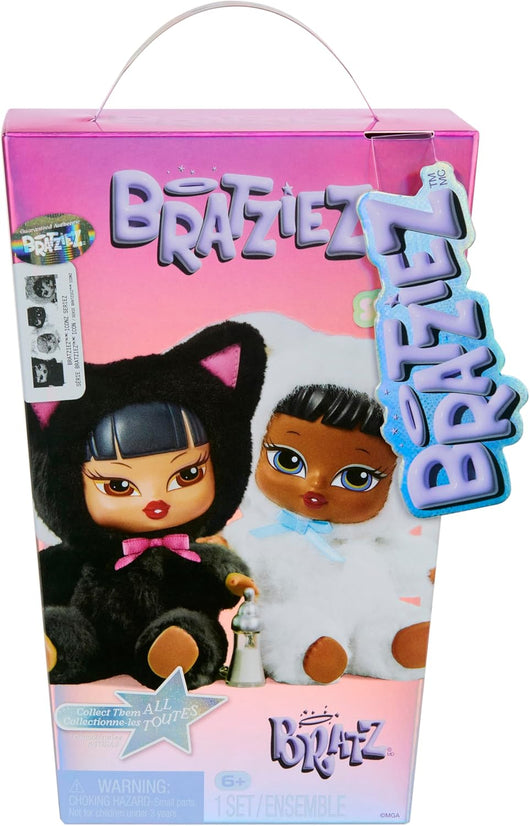 Bratz Bratziez Iconz Series Peluche con scatola a sorpresa - Include 1 figura a sorpresa, con Charm e Accessori, Persona