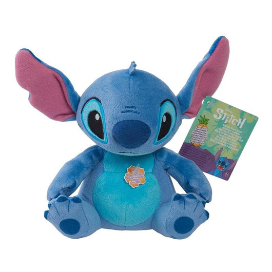 Disney Stitch Peluche Stitch , Peluche profumato all`ananas con suono 15 cm, Eta 2+