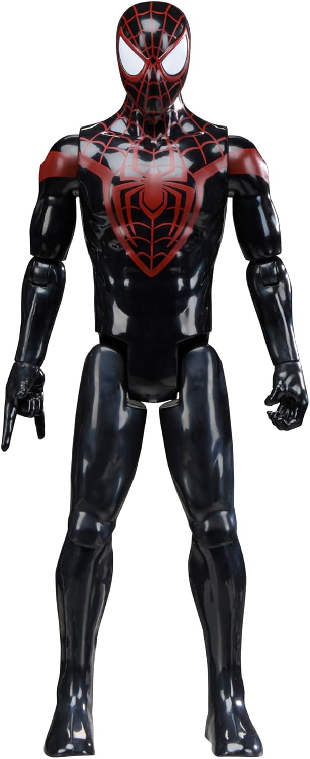 Marvel Spider-Man, Titan Series, Miles Morales, Action Figure 30 cm,Hasbro,Eta 4+