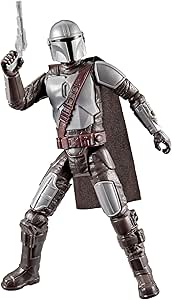 Star Wars  Titan Series, Action Figure di The Mandalorian da 30 cm,Hasbro,Eta 4+